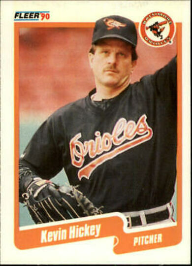 1990 fleer 178 kevin hickey